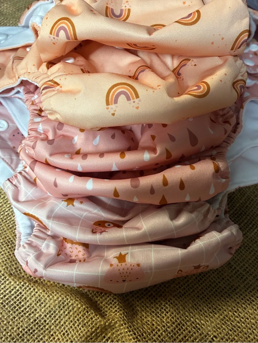 Cloth Diapers - 14 cloth diapers and 12 inserts